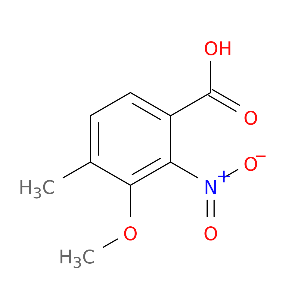 3-Methoxy-4-methyl-2-nitrobenzoic acid