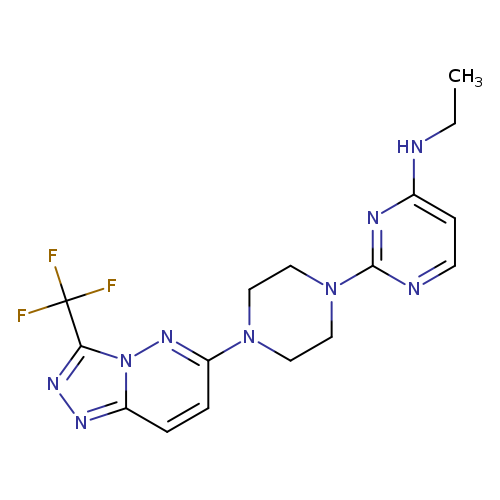 N-ethyl-2-{4-[3-(trifluoromethyl)-[1,2,4]triazolo[4,3-b]pyridazin-6-yl]piperazin-1-yl}pyrimidin-4-amine