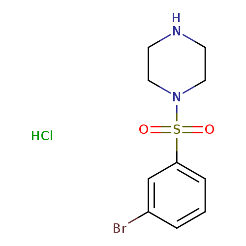 1-(3-bromobenzenesulfonyl)piperazinehydrochloride