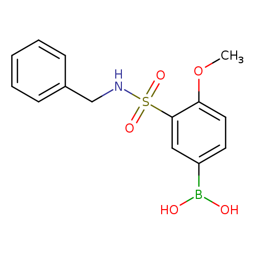 N-Benzyl 5-borono-2-methoxybenzenesulfonamide