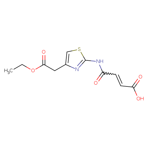 3-{[4-(2-ethoxy-2-oxoethyl)-1,3-thiazol-2-yl]carbamoyl}prop-2-enoic acid