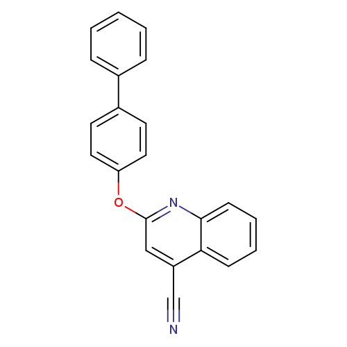2-([1,1'-biphenyl]-4-yloxy)-4-quinolinecarbonitrile