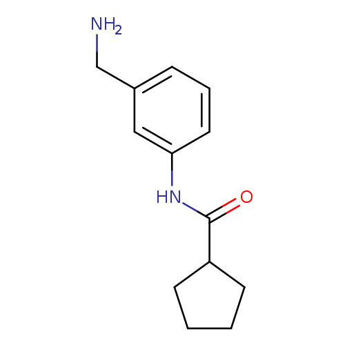 N-[3-(aminomethyl)phenyl]cyclopentanecarboxamide