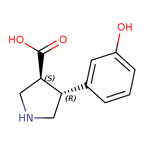 rac-(3R,4S)-4-(3-hydroxyphenyl)pyrrolidine-3-carboxylic acid