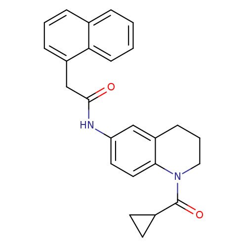 N-(1-cyclopropanecarbonyl-1,2,3,4-tetrahydroquinolin-6-yl)-2-(naphthalen-1-yl)acetamide