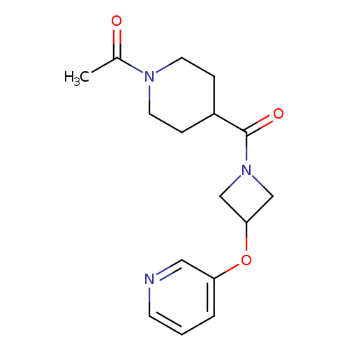1-{4-[3-(pyridin-3-yloxy)azetidine-1-carbonyl]piperidin-1-yl}ethan-1-one