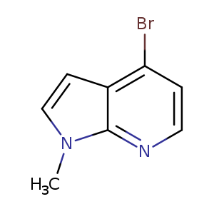 1H-Pyrrolo[2,3-b]pyridine, 4-bromo-1-methyl-