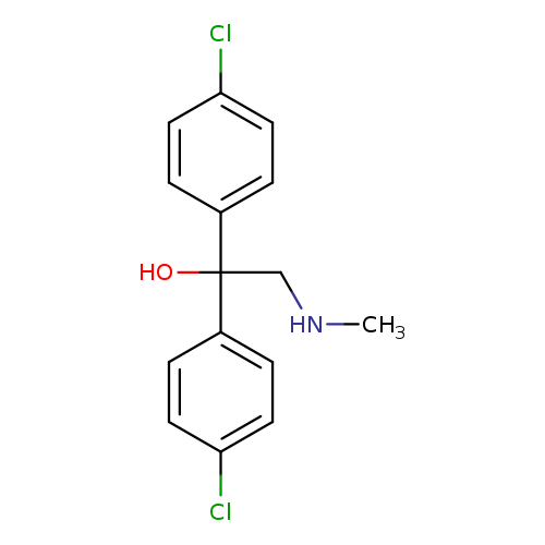 1,1-bis(4-chlorophenyl)-2-(methylamino)ethan-1-ol