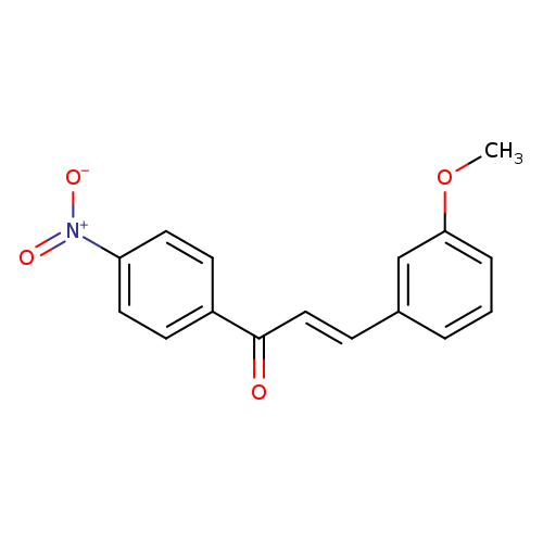 (2E)-3-(3-methoxyphenyl)-1-(4-nitrophenyl)prop-2-en-1-one