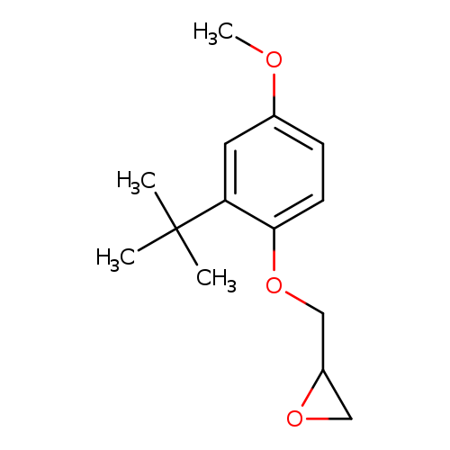 2-(2-tert-butyl-4-methoxyphenoxymethyl)oxirane
