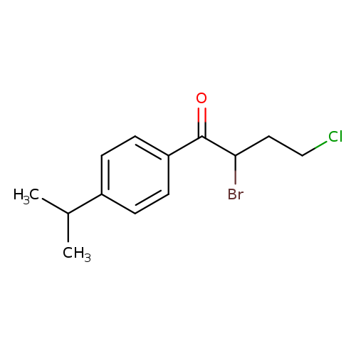 2-Bromo-4-chloro-1-(4-isopropyl-phenyl)-butan-1-one