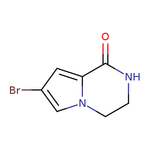 7-broMo-1H,2H,3H,4H-pyrrolo[1,2-a]pyrazin-1-one