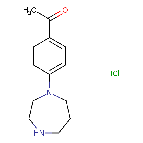 1-[4-(1,4-diazepan-1-yl)phenyl]ethan-1-one hydrochloride