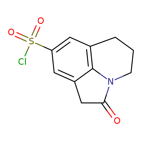 2-oxo-1-azatricyclo[6.3.1.0,4,12]dodeca-4(12),5,7-triene-6-sulfonyl chloride