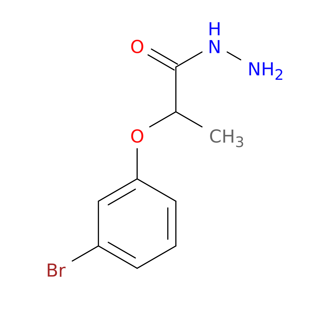 2-(3-bromophenoxy)propanehydrazide