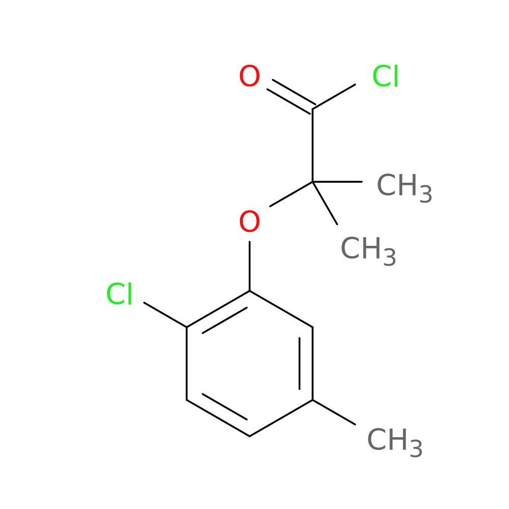 2-(2-Chloro-5-methylphenoxy)-2-methylpropanoyl chloride