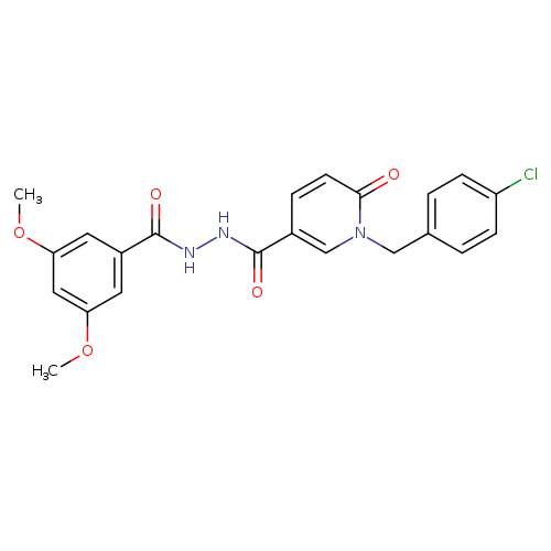 N'-{1-[(4-chlorophenyl)methyl]-6-oxo-1,6-dihydropyridine-3-carbonyl}-3,5-dimethoxybenzohydrazide