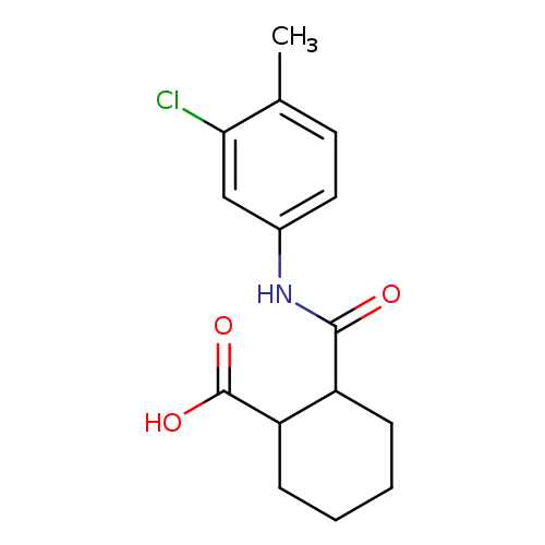 2-(((3-chloro-4-methylphenyl)amino)carbonyl)cyclohexanecarboxylic acid