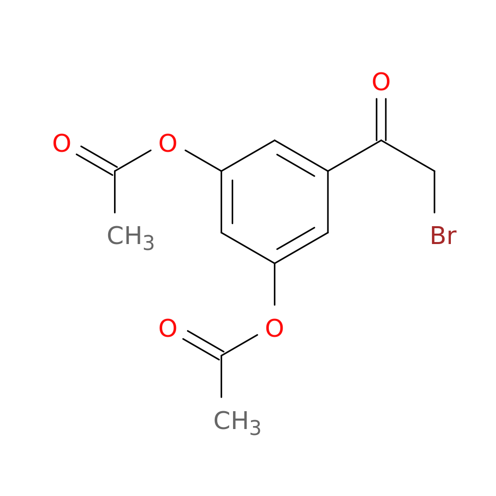 5-(2-bromoacetyl)-1,3-phenylene diacetate