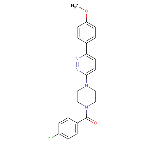 3-[4-(4-chlorobenzoyl)piperazin-1-yl]-6-(4-methoxyphenyl)pyridazine