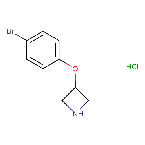 Azetidine, 3-(4-bromophenoxy)-, hydrochloride (1:1)