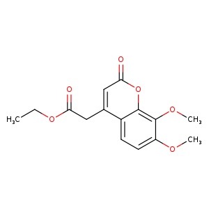 Ethyl (7,8-dimethoxy-2-oxo-2h-chromen-4-yl)acetate