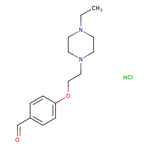 4-(2-(4-Ethylpiperazin-1-yl)ethoxy)benzaldehyde hydrochloride