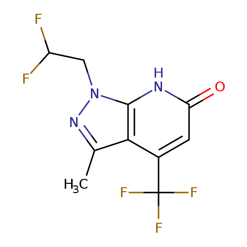 1-(2,2-Difluoroethyl)-3-methyl-4-(trifluoromethyl)-1H-pyrazolo[3,4-b]pyridin-6(7H)-one