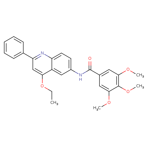 N-(4-ethoxy-2-phenylquinolin-6-yl)-3,4,5-trimethoxybenzamide