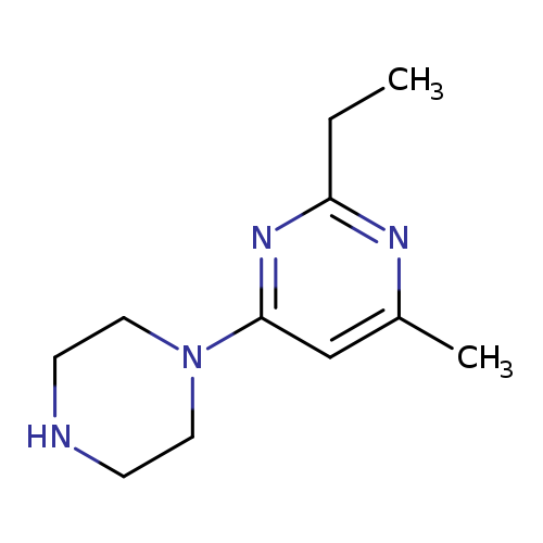 2-Ethyl-4-methyl-6-piperazin-1-yl-pyrimidine