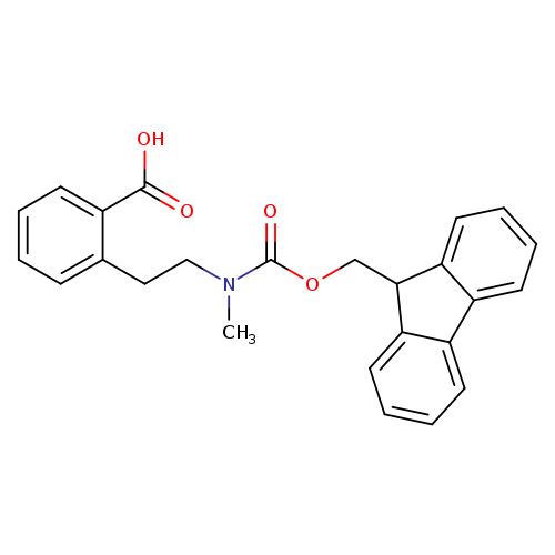 2-[2-({[(9H-fluoren-9-yl)methoxy]carbonyl}(methyl)amino)ethyl]benzoic acid