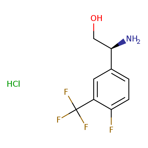 (S)-2-Amino-2-(4-fluoro-3-(trifluoromethyl)phenyl)ethanol hydrochloride