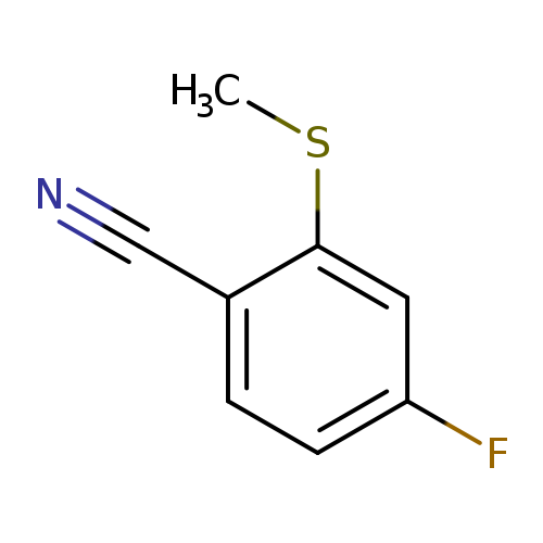 4-fluoro-2-(methylsulfanyl)benzonitrile