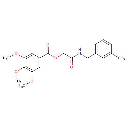 {[(3-methylphenyl)methyl]carbamoyl}methyl 3,4,5-trimethoxybenzoate