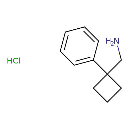 Cyclobutanemethanamine, 1-phenyl-, hydrochloride (1:1)