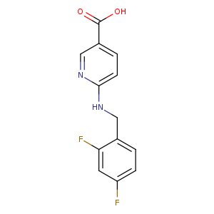 6-{[(2,4-difluorophenyl)methyl]amino}pyridine-3-carboxylicacid