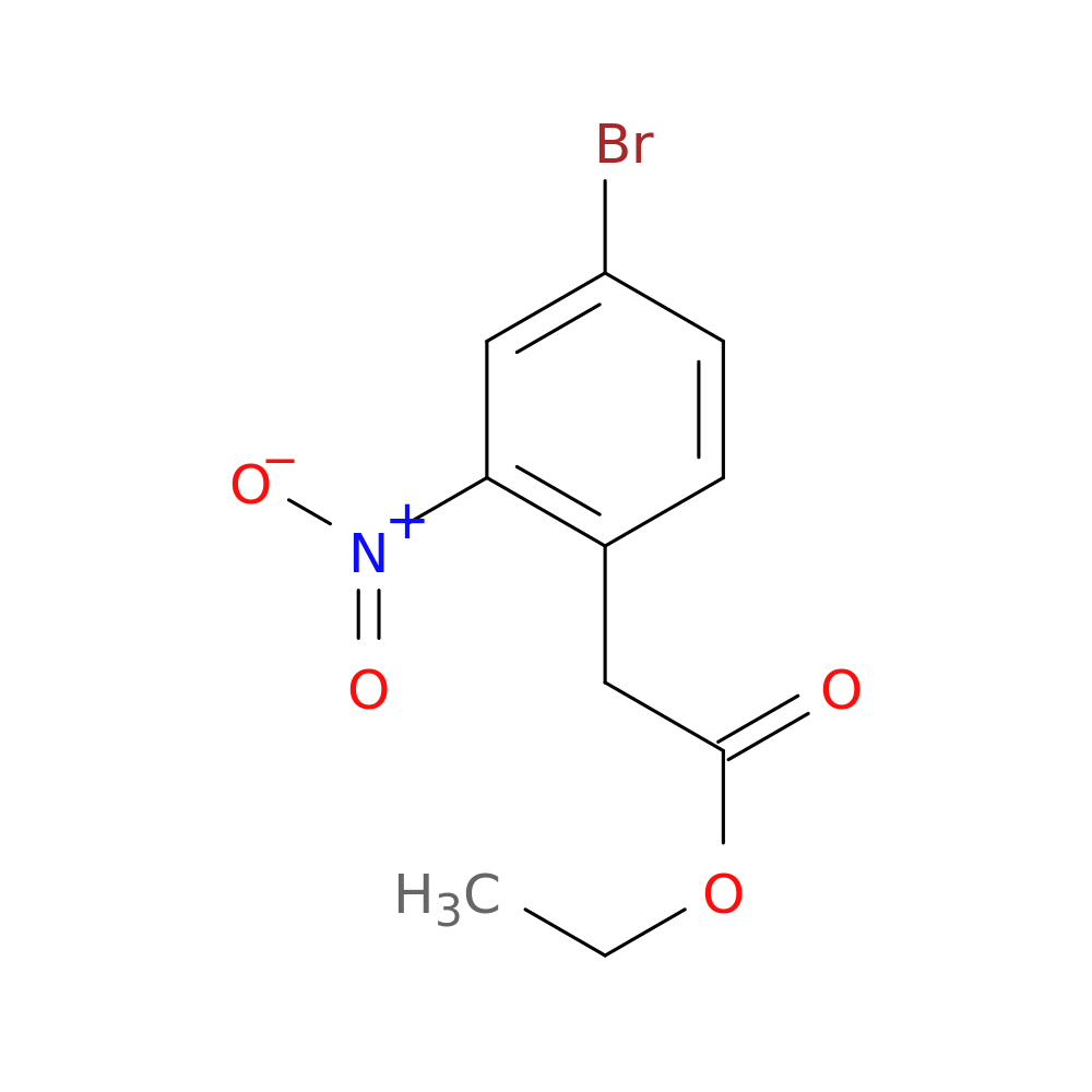 Ethyl 2-(4-bromo-2-nitrophenyl)acetate