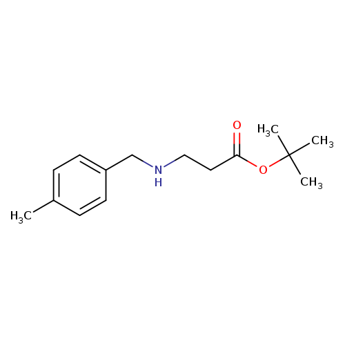 tert-butyl 3-{[(4-methylphenyl)methyl]amino}propanoate