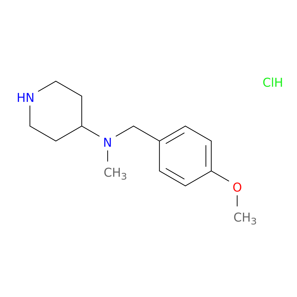 N-(4-Methoxybenzyl)-N-methylpiperidin-4-amine hydrochloride