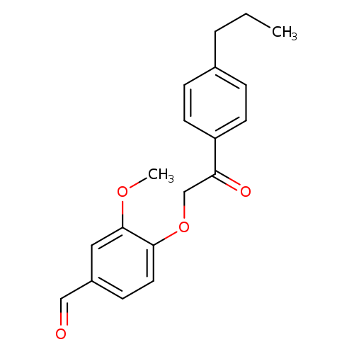 3-methoxy-4-[2-oxo-2-(4-propylphenyl)ethoxy]benzaldehyde