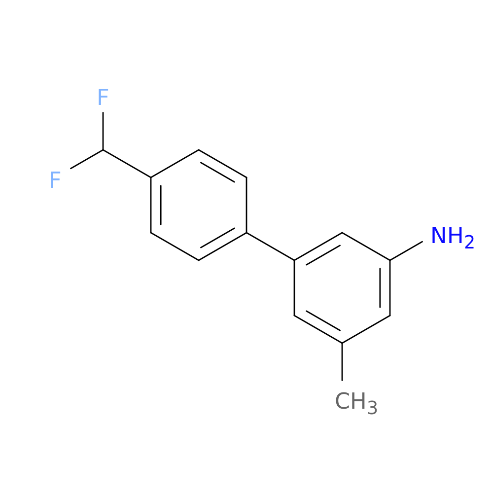 3-[4-(difluoromethyl)phenyl]-5-methylaniline