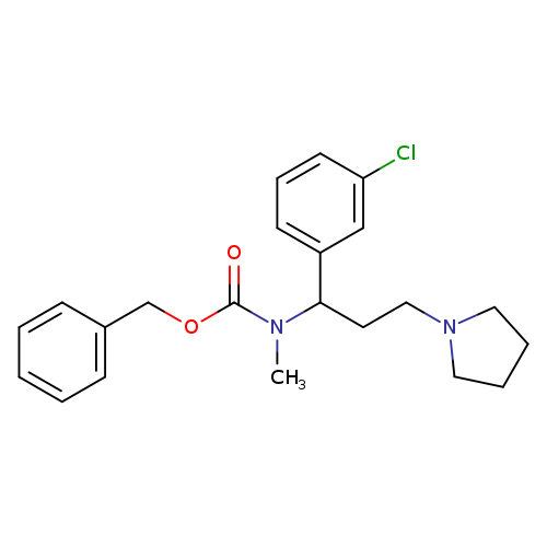 Benzyl (1-(3-chlorophenyl)-3-(pyrrolidin-1-yl)propyl)(methyl)carbamate