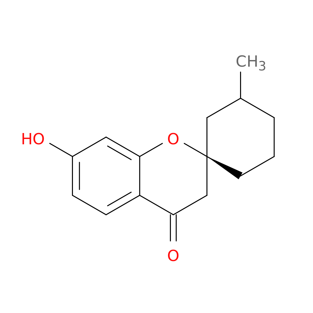 (2R)-7-hydroxy-3'-methylspiro[chromene-2,1'-cyclohexan]-4(3H)-one