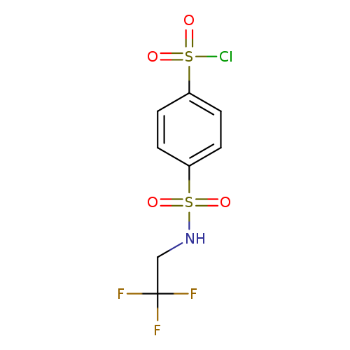 4-[(2,2,2-trifluoroethyl)sulfamoyl]benzene-1-sulfonyl chloride