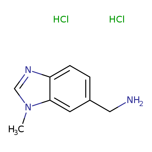 1-(1-methyl-1H-1,3-benzodiazol-6-yl)methanamine dihydrochloride
