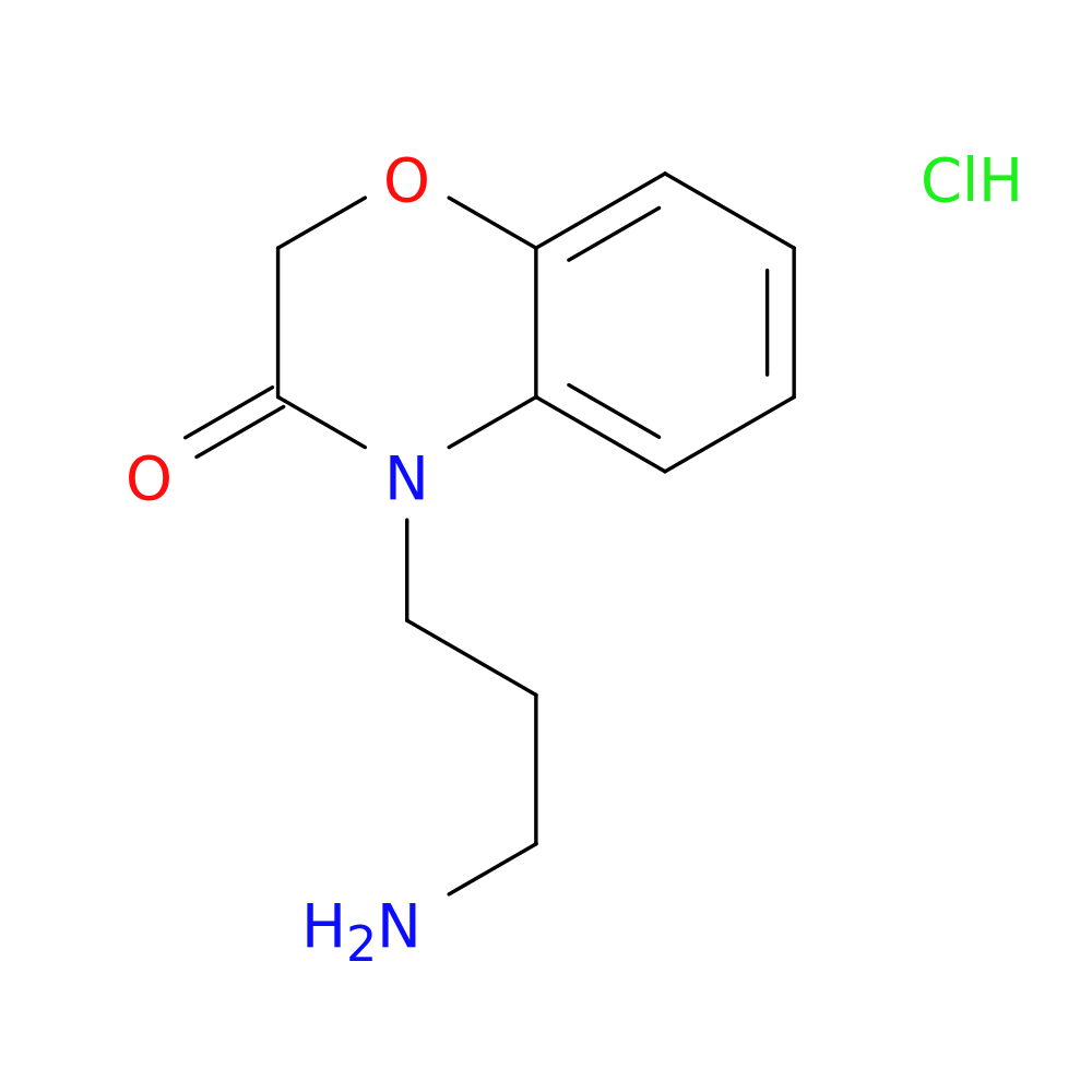 4-(3-aminopropyl)-3,4-dihydro-2H-1,4-benzoxazin-3-one hydrochloride
