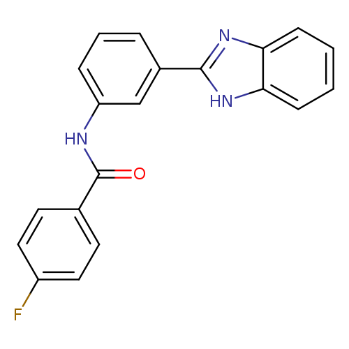 N-[3-(1H-benzimidazol-2-yl)phenyl]-4-fluorobenzamide