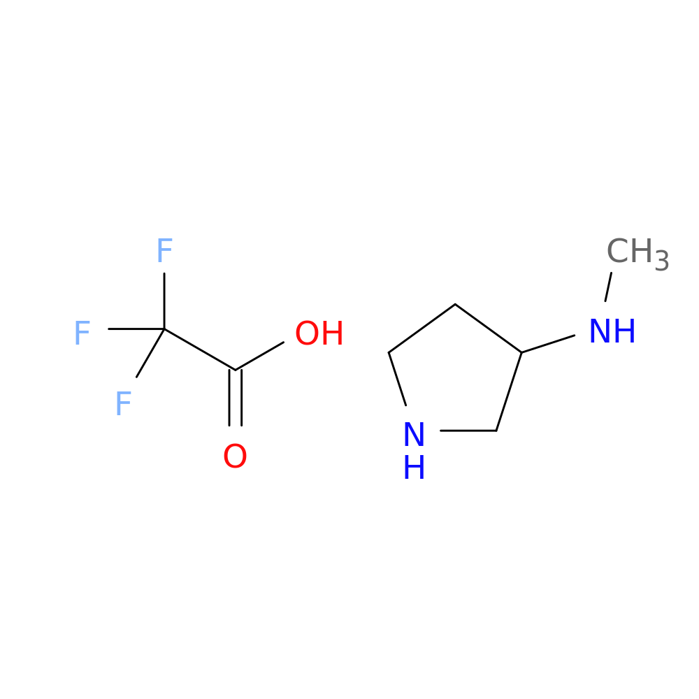 N-methylpyrrolidin-3-amine; trifluoroacetic acid