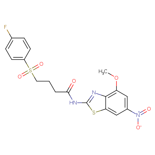 4-(4-fluorobenzenesulfonyl)-N-(4-methoxy-6-nitro-1,3-benzothiazol-2-yl)butanamide