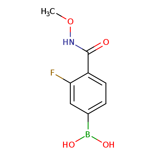 3-FLUORO-4-(METHOXYCARBAMOYL)BENZENEBORONIC ACID 97